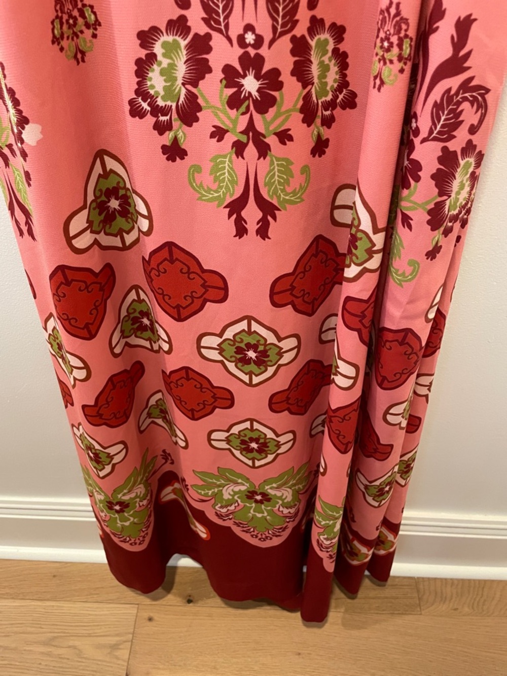 MESTIZA New York Halter-Neck Pink Floral Maxi Dress - Picture 7 of 13